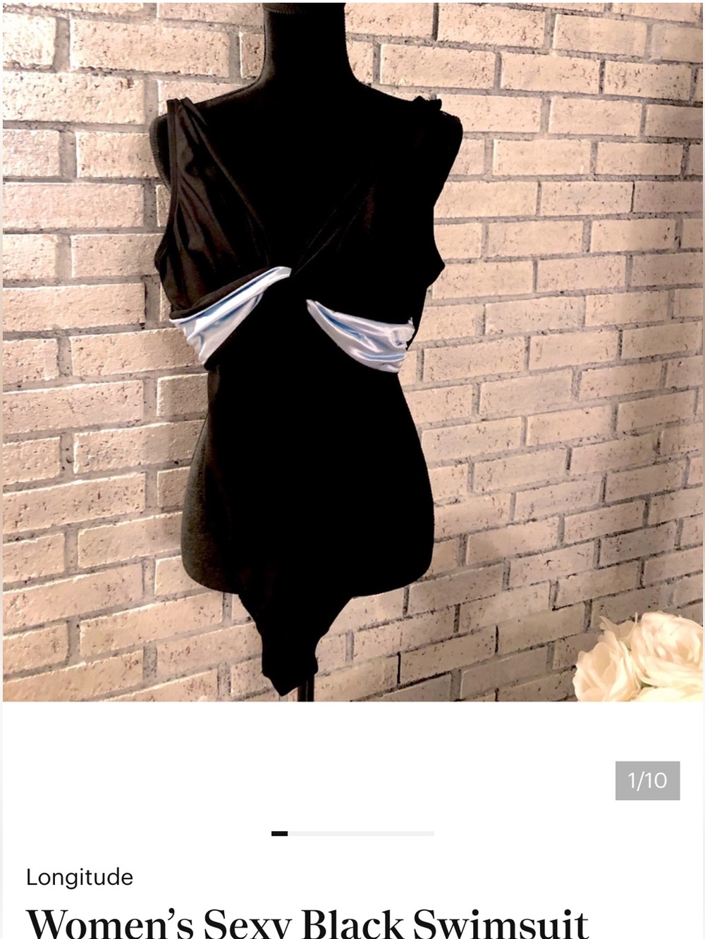 Women’s Sexy Black Swimsuit - Picture 13 of 14